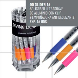 Bolígrafo ltrasuave de aluminio Divine Design